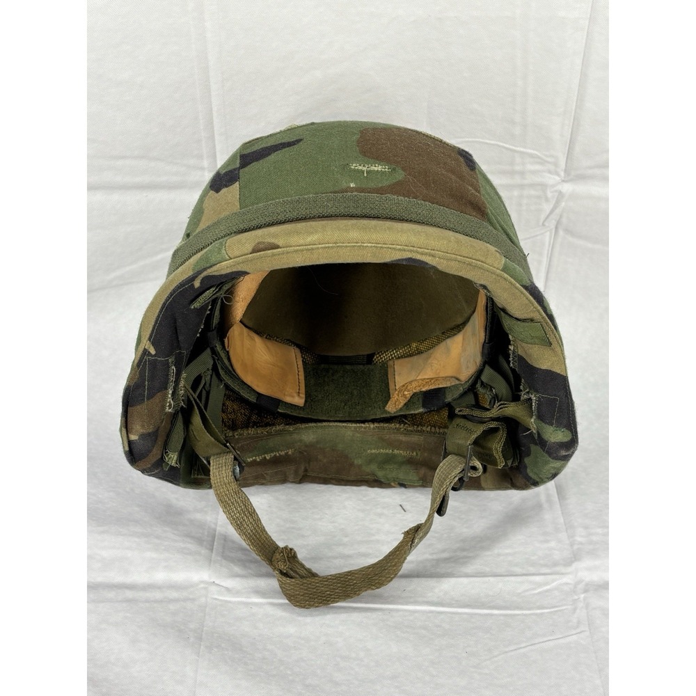 PASGT Ballistic Military Combat Helmet US Army Camo Cover Size Small Kevlar